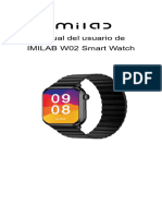 Manual Del Usuario de IMILAB W02 Smart Watch