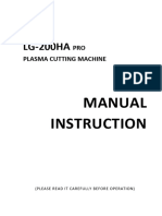 LG 200HA Pro Plasma Cutting Machine Manual