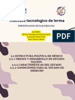 5.2 Estructura Política de México