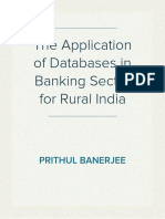 The Application of Databases in Banking Sector For Rural India