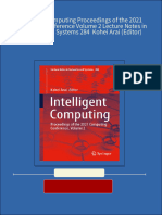 Intelligent Computing Proceedings of The 2021 Computing Conference Volume 2 Lecture Notes in Networks and Systems 284 Kohei Arai (Editor)