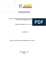 Estágio Supervisionado Orientação e Práticas de Gestão Da Educação em Ambiente Escolares