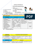 25 SESIÓN - Matematica 1°