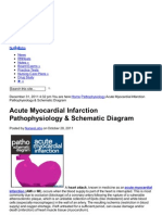 Acute Myocardial Infarction Pa Tho Physiology Amp Schematic Diagram