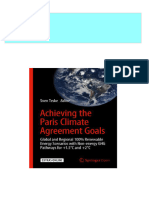 Complete Download Achieving The Paris Climate Agreement Goals Global and Regional 100 Renewable Energy Scenarios With Non Energy GHG Pathways For 1 5 C and 2 C Sven Teske PDF All Chapters