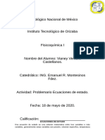 Problemario Ecuaciones de Estado