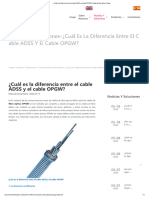 El Cable A... Le OPGW - Cable de Fibra Óptica Feiboer