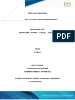 Tarea 2 - Paso 2. Dinámica Funcionalidad de Sistema - Camilo Sanchez