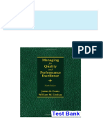 Full Download Managing For Quality and Performance Excellence 9th Edition Evans Test Bank PDF