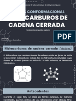 Análisis Conformacional de Hidrocarburos de Cadena Cerrada