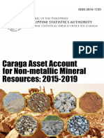 Caraga Asset Account For Non Metallic Mineral Resources 2015 2019