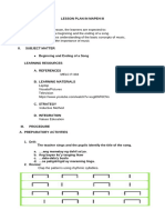 Lesson Plan in Mapeh Iii2