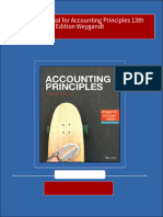 All Chapter Download Solution Manual For Accounting Principles 13th Edition Weygandt