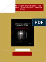 Full Bringing Light To Twilight Perspectives On A Pop Culture Phenomenon 1st Edition Giselle Liza Anatol (Eds.) PDF All Chapters