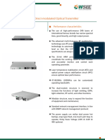 WS LT3000 Direct Modulation Optical Transmitter