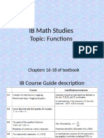 Review of Fuctions