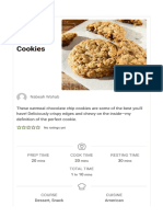 Oatmeal Chocolate Chip Cookies - NOMBEAH