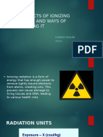 Side Effects of Ionizing Radiation and Ways of Protecting It