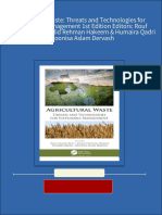 Immediate download Agricultural Waste: Threats and Technologies for Sustainable Management 1st Edition Editors: Rouf Ahmad Bhat & Khalid Rehman Hakeem & Humaira Qadri & Moonisa Aslam Dervash ebooks 2024