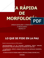 Guía Rápida de Morfología