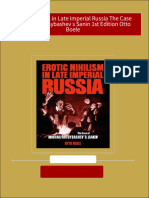 Instant Download Erotic Nihilism in Late Imperial Russia The Case of Mikhail Artsybashev S Sanin 1st Edition Otto Boele PDF All Chapters