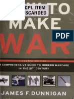 How To Make War