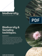 Biodiversity Education Presentation Presentation in Dark Green White Corporate Clean Style