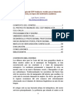 Proyecto Bilingüe CEIP Andalucía. Desarrollo Profesional y Competencias Básicas