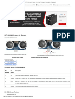 HC-SR04 Ultrasonic Sensor - Working, Pin Diagram, Description & Datasheet