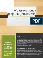 Apple's Green House Gas Emissions