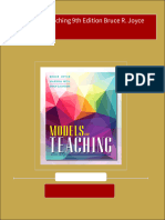 Models of Teaching 9th Edition Bruce R. Joyce Ebook All Chapters PDF