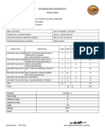 Student Gradesheet