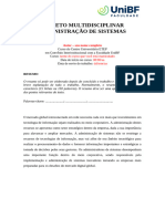 Modelo de Projeto Multidisciplinar