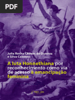 Ebook A Luta Honnethiana Por Reconhecimento