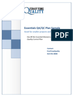 969 - Fireproofing and Firestopping Essentials - Quality Plan Sample