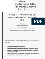 Clase 02 - Rotación de Un Cuerpo Alrededor de Un Eje Fijo