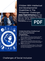 Children With Intellectual and Developmental Disabilities in The Philippines Challenges and Intervention GARCENIEGO