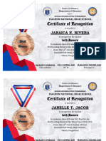 Medal Cert 1gp