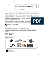 Audio Information and Media Activity Sheet