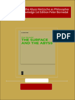 Full Download The Surface and The Abyss Nietzsche As Philosopher of Mind and Knowledge 1st Edition Peter Bornedal PDF