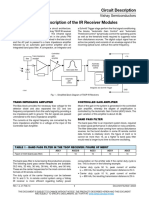 Vishay - Circuit Description of The IR Receiver Modules