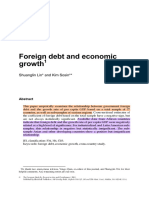 Foreign Debt and Economic Growth Google Scholar