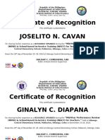 Complete Certificate Recognition Inset 2024