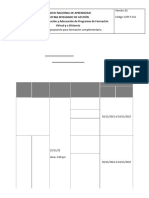 Cronograma Contabilidad en Las Organizaciones