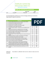 Cuestionario de Consumo de Sustancias