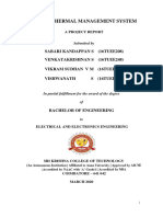 Battery Thermal Management System A Proj