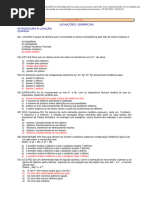 Ligações Quimicas - Exercícios Resolvidos - Passei Direto