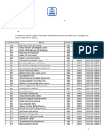 Resultado Lista de Espera