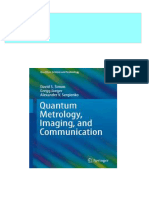 Instant Access To Quantum Metrology, Imaging, and Communication 1st Edition David S. Simon Ebook Full Chapters