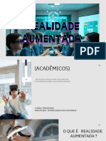 Realidade Aumentada Slide